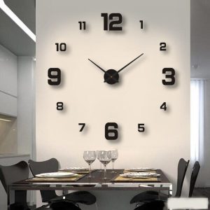 Horloge murale design moderne silencieuse grand format