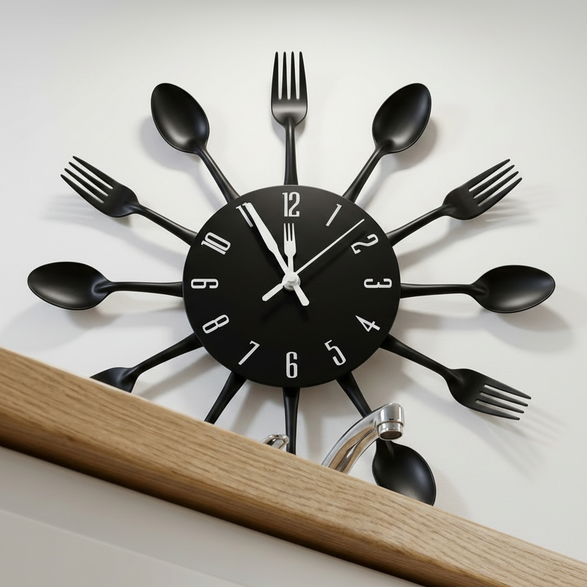 Horloge murale quartz silencieux diamètre 30 cm – Image 9
