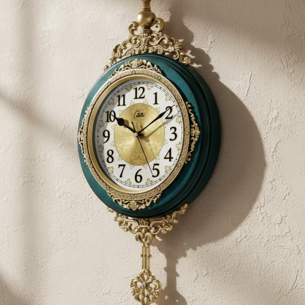 Horloge murale vintage quartz acrylique ornements – Image 6