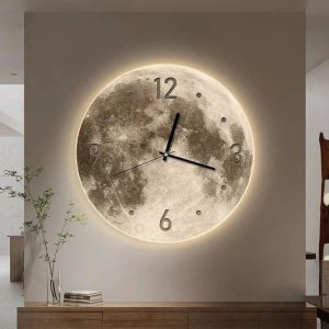 Horloge murale LED grande taille design