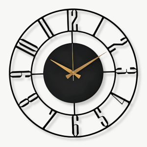 Horloge murale silencieuse bambou design élégant