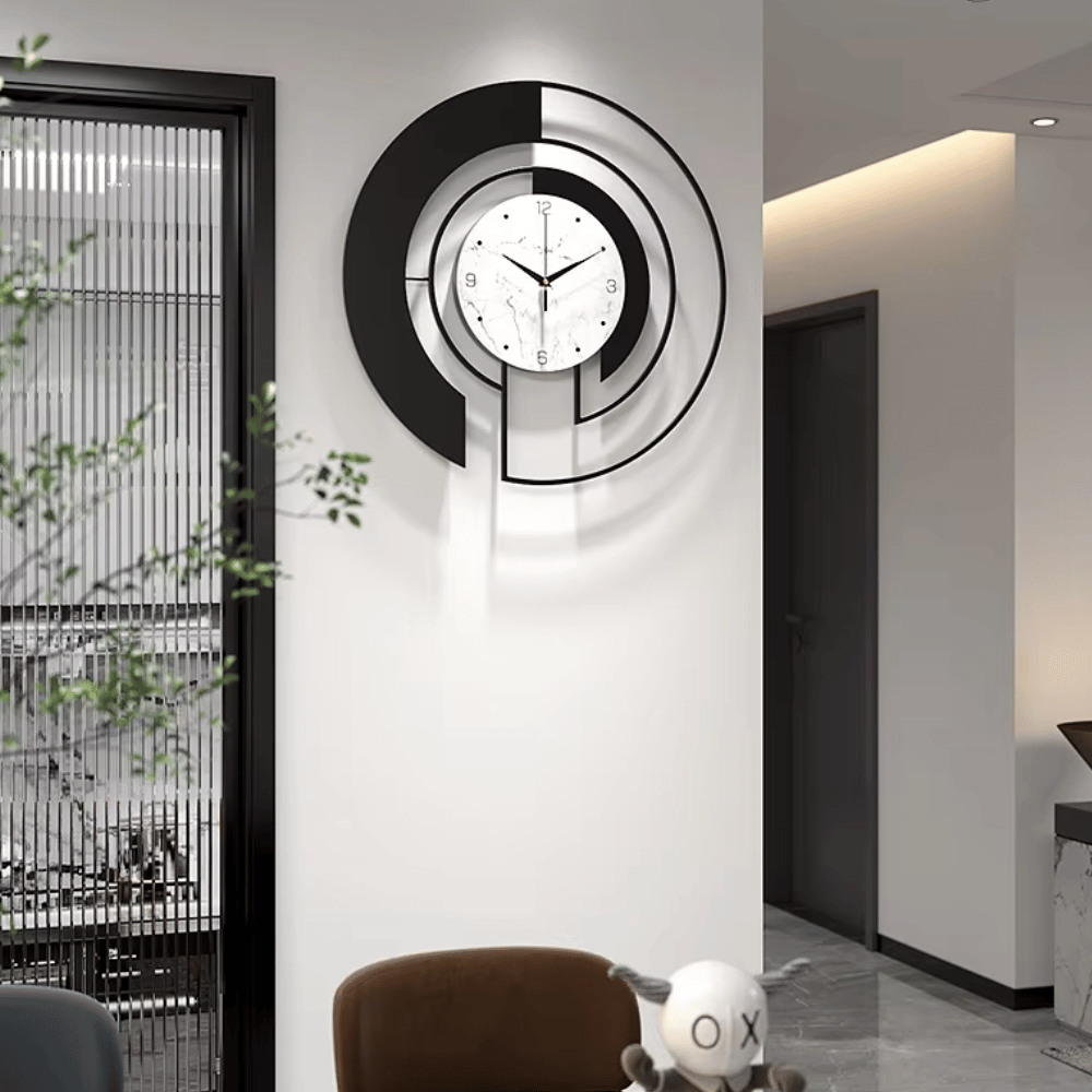 Horloge murale silencieuse quartz design moderne – Image 5