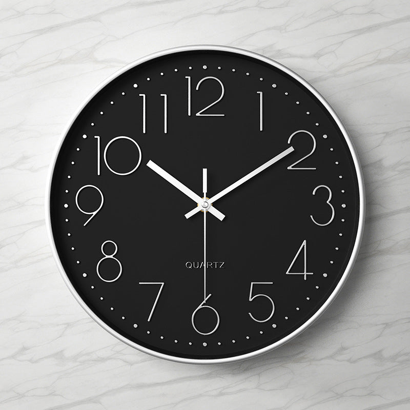 Horloge murale 30 cm silencieuse mouvement à balayage – Image 4
