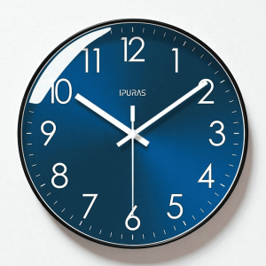 Horloge murale silencieuse mouvement quartz moderne