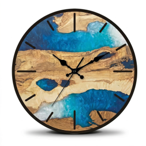 Horloge murale mouvement quartz verre acrylique 30 cm