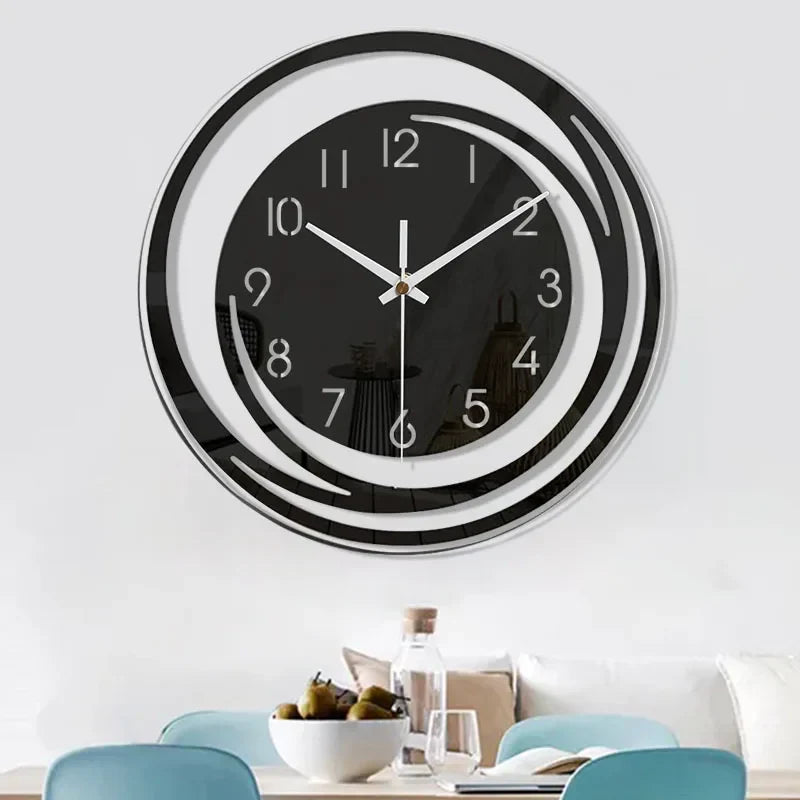 Horloge murale design motif tourbillonnant 40 cm – Image 4