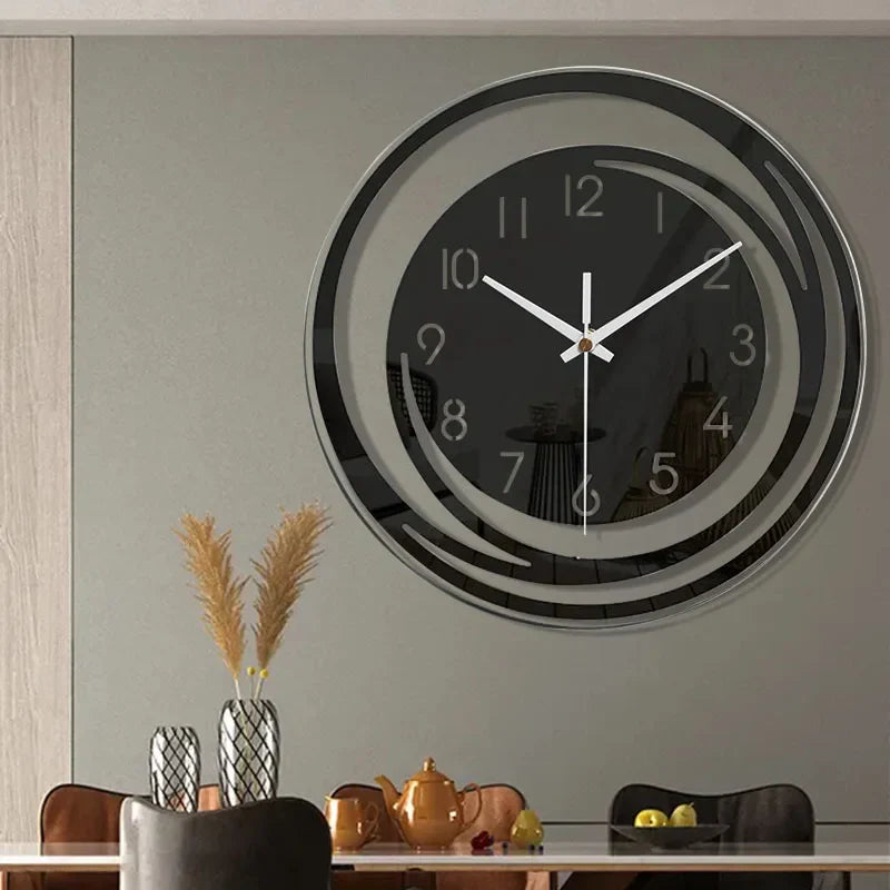 Horloge murale design motif tourbillonnant 40 cm – Image 6