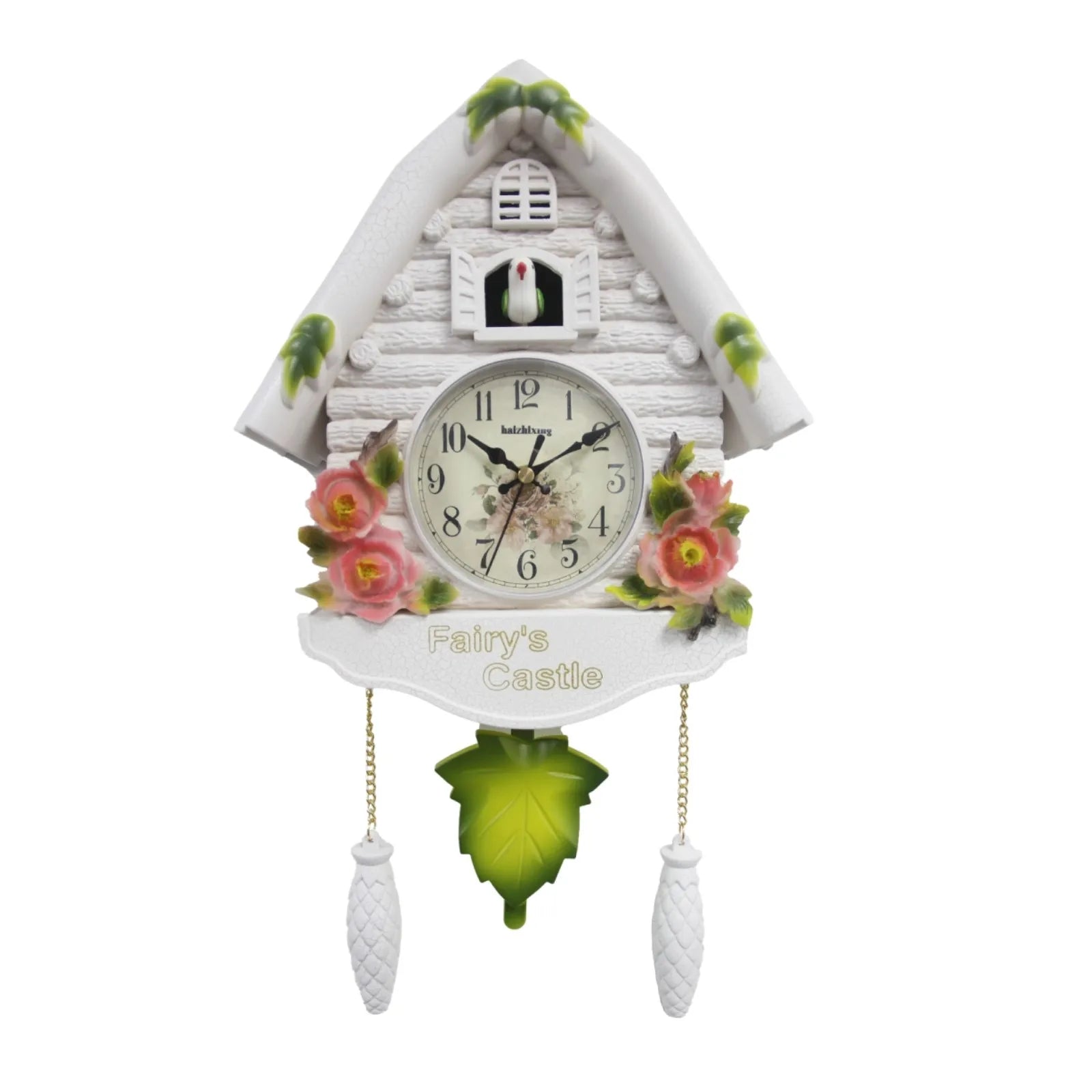 Horloge Coucou Murale Quartz Silencieux Design Nature – Image 4