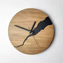 Horloge murale design moderne bois élégant – Image 3