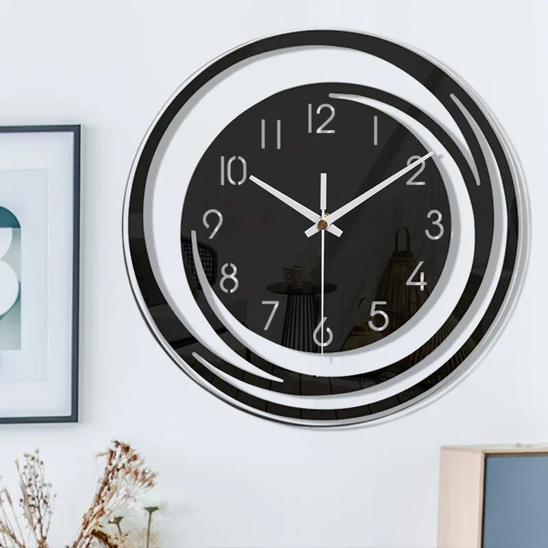 Horloge murale design motif tourbillonnant 40 cm – Image 5