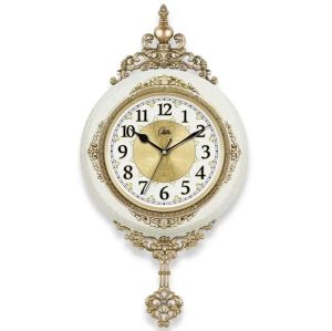 Horloge murale vintage quartz acrylique ornements