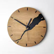 Horloge murale design moderne bois élégant – Image 4