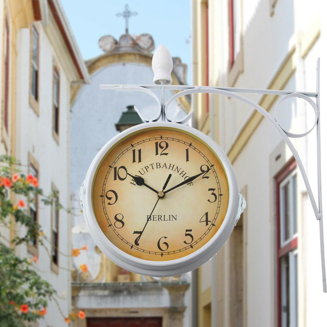 Horloge rétro élégante pour intérieur style gare – Image 2