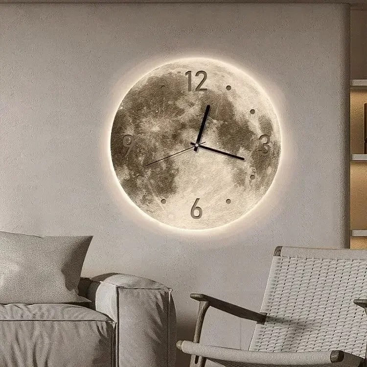 Horloge murale LED grande taille design – Image 3