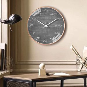 Horloge design formules mathématiques pour intérieur