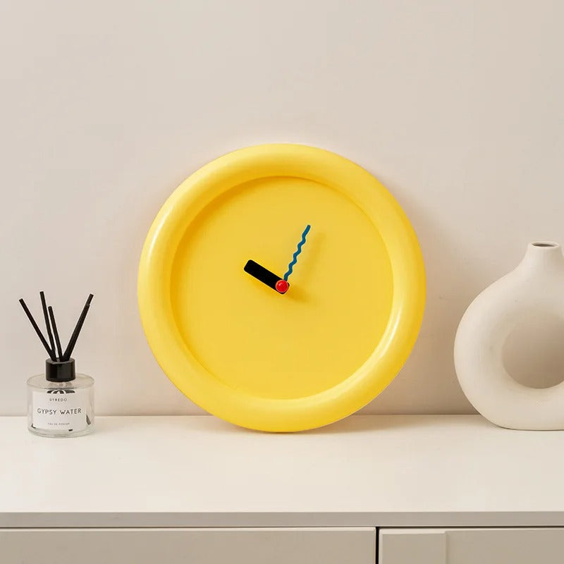 Horloge murale moderne minimaliste cadran uni – Image 3