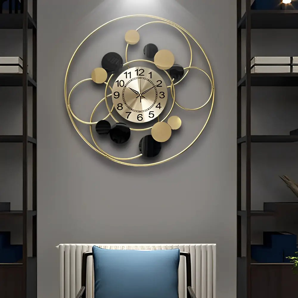 Horloge murale silencieuse quartz 60 cm design – Image 7