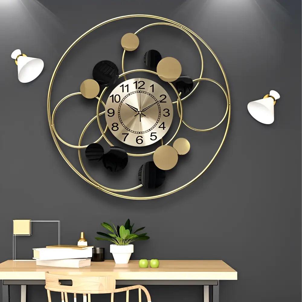 Horloge murale silencieuse quartz 60 cm design – Image 6
