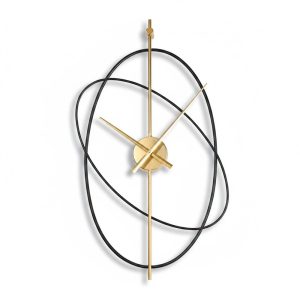 Horloge murale silencieuse à quartz grand format
