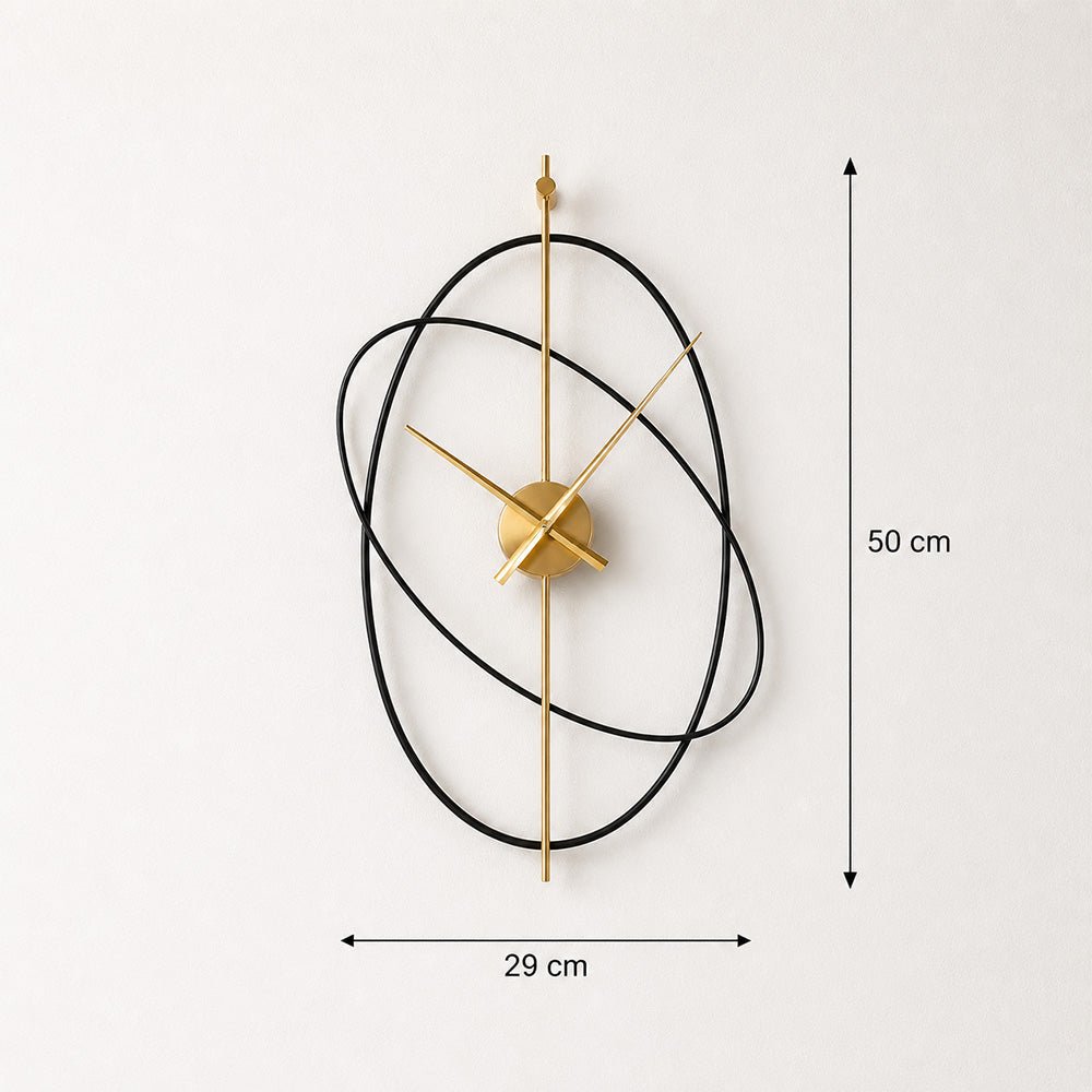 Horloge murale silencieuse à quartz grand format – Image 6