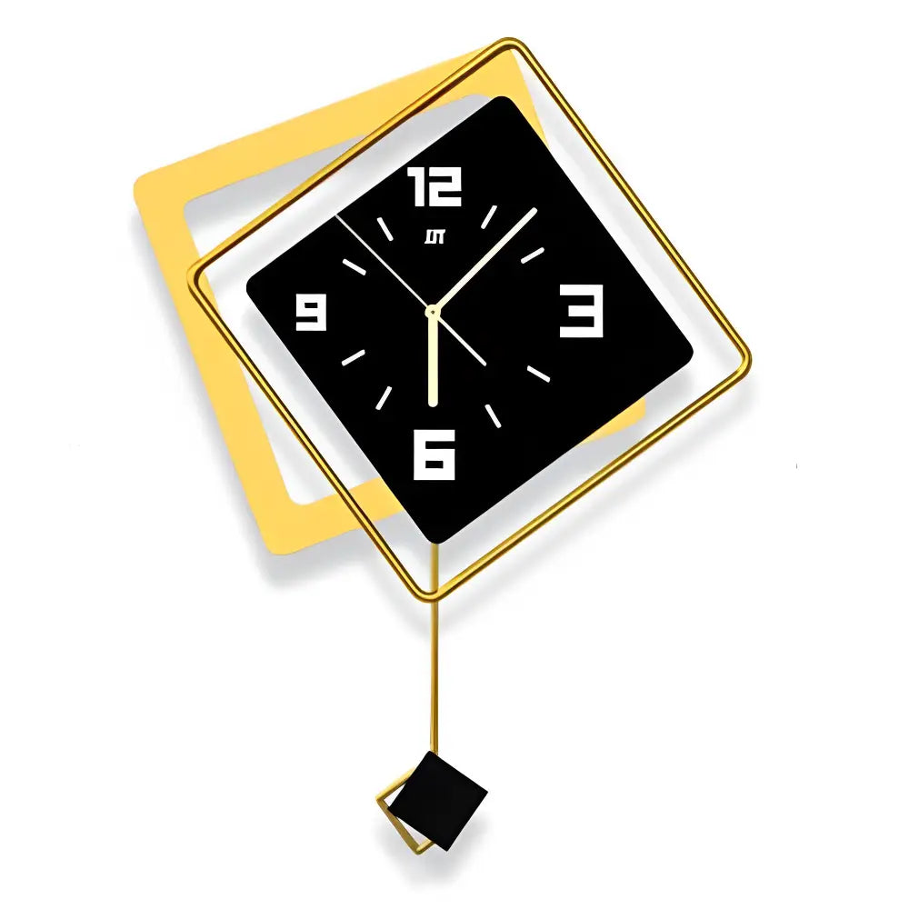 Horloge Murale Quartz Silencieuse Métal Acrylique – Image 8
