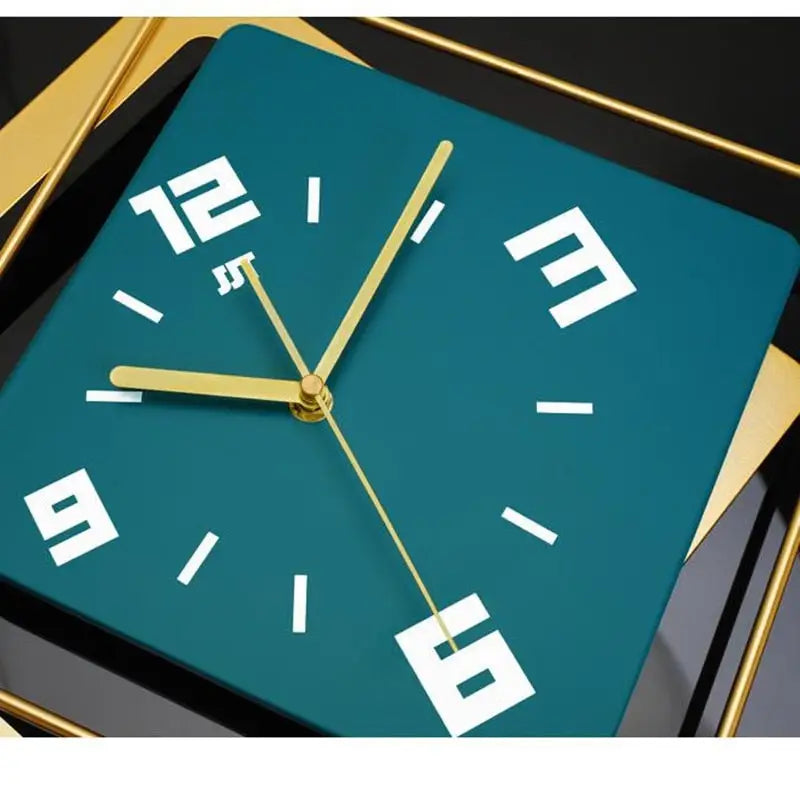 Horloge Murale Quartz Silencieuse Métal Acrylique – Image 4