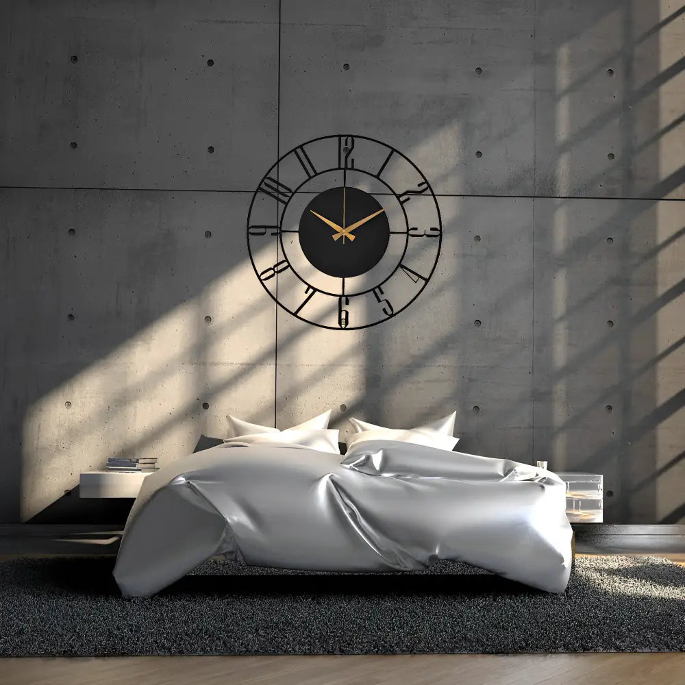 Horloge murale silencieuse bambou design élégant – Image 3