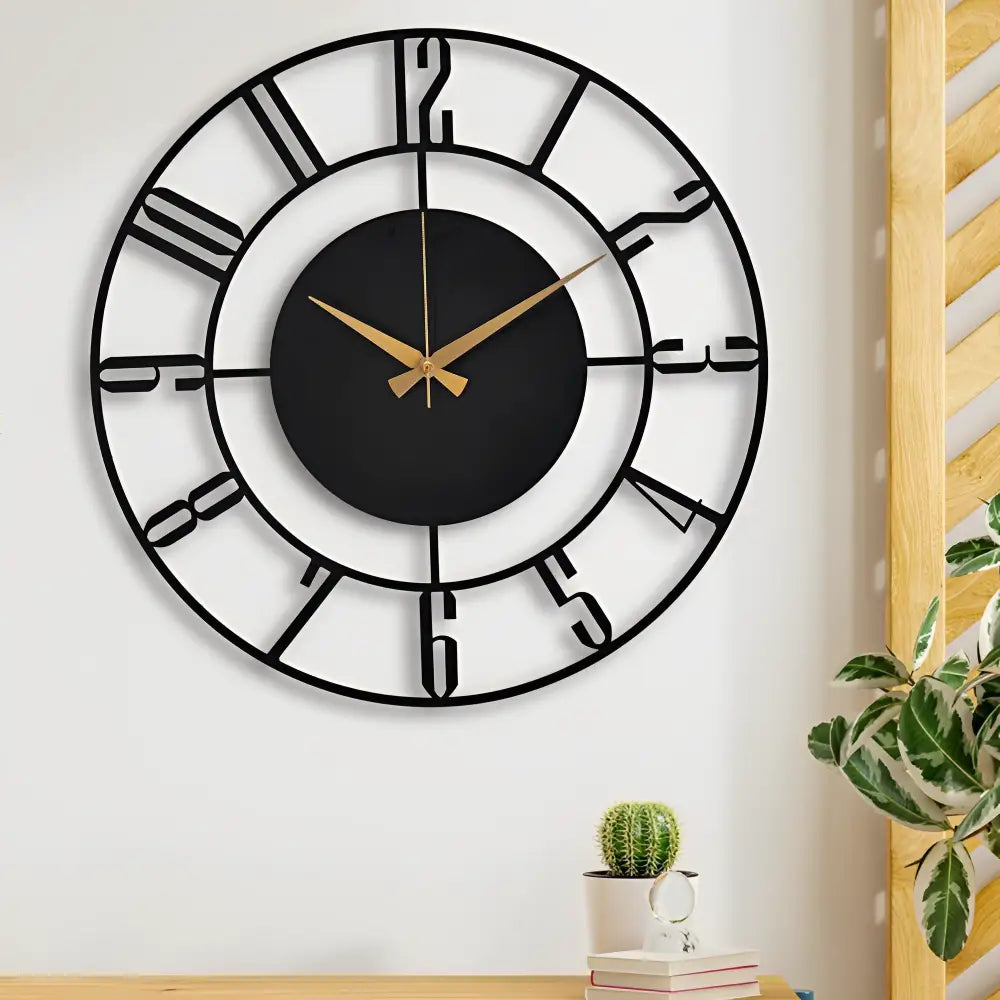 Horloge murale silencieuse bambou design élégant – Image 2