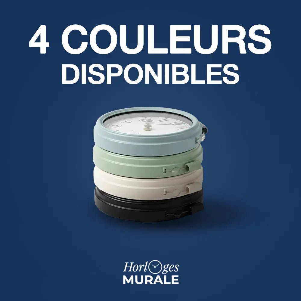 Horloge murale silencieuse à quartz métal – Image 8