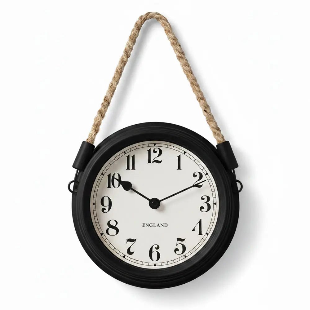 Horloge murale silencieuse à quartz métal – Image 3