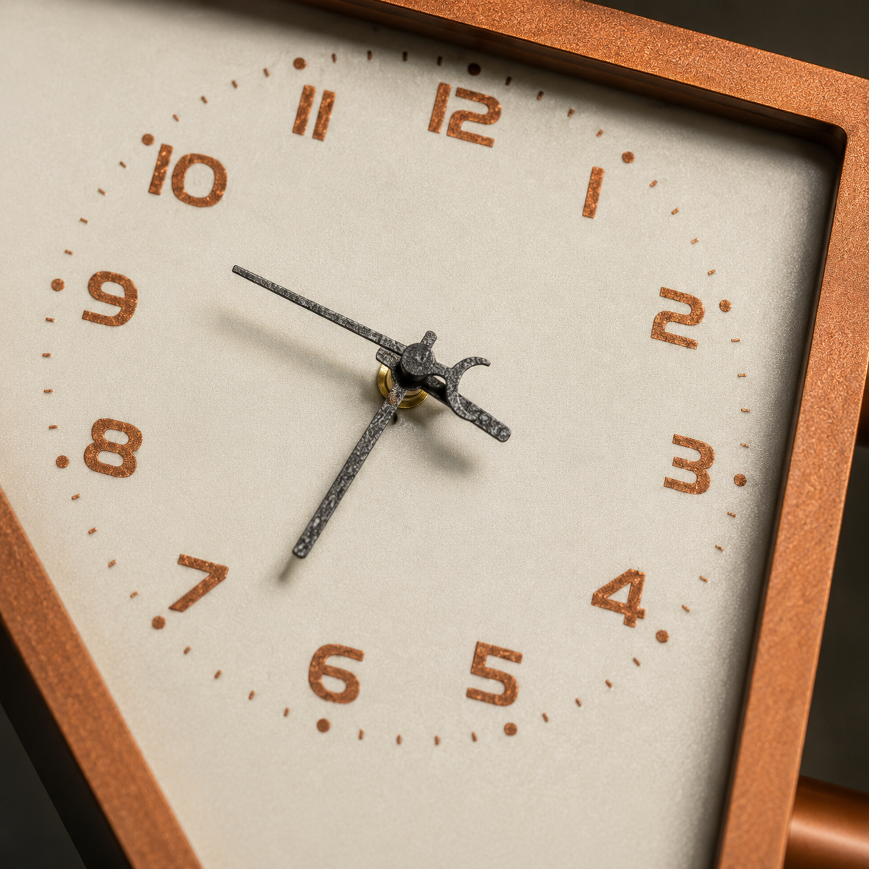 Horloge double cadran triangulaire murale silencieuse – Image 6