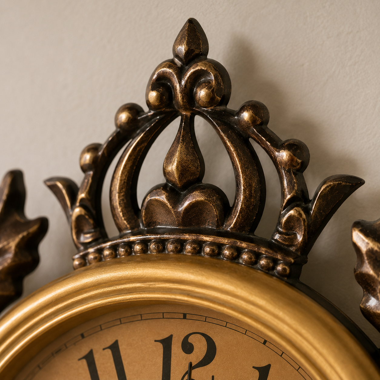Horloge murale décorative style baroque à pendule – Image 6