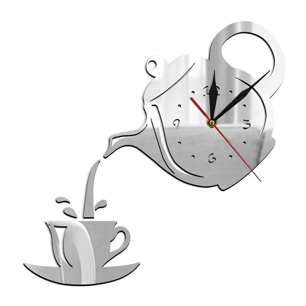 Horloge murale silencieuse vintage pour cuisine 40 cm – Image 2