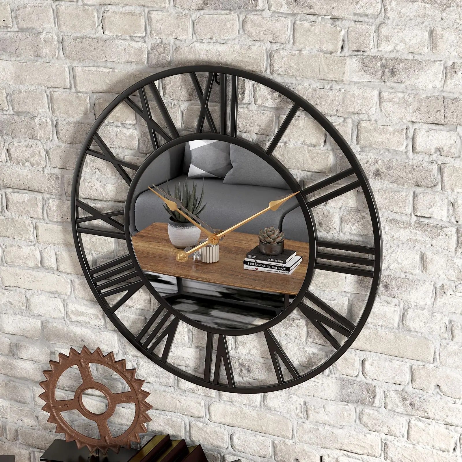Horloge Murale Design Moderne 40 cm 50 cm – Image 2