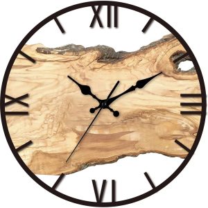 Horloge murale acrylique transparente quartz 30 cm